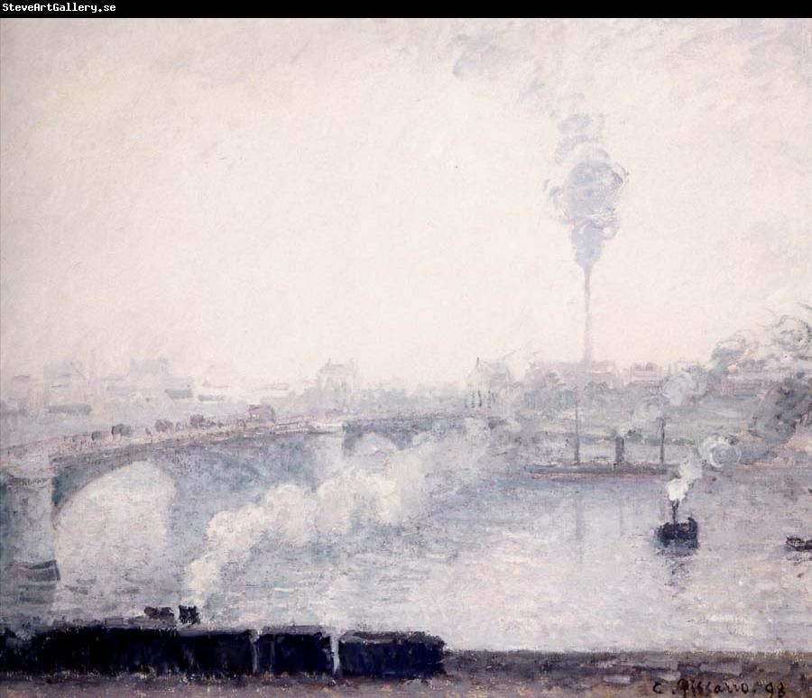 Camille Pissarro Rouen,Effect of Fog